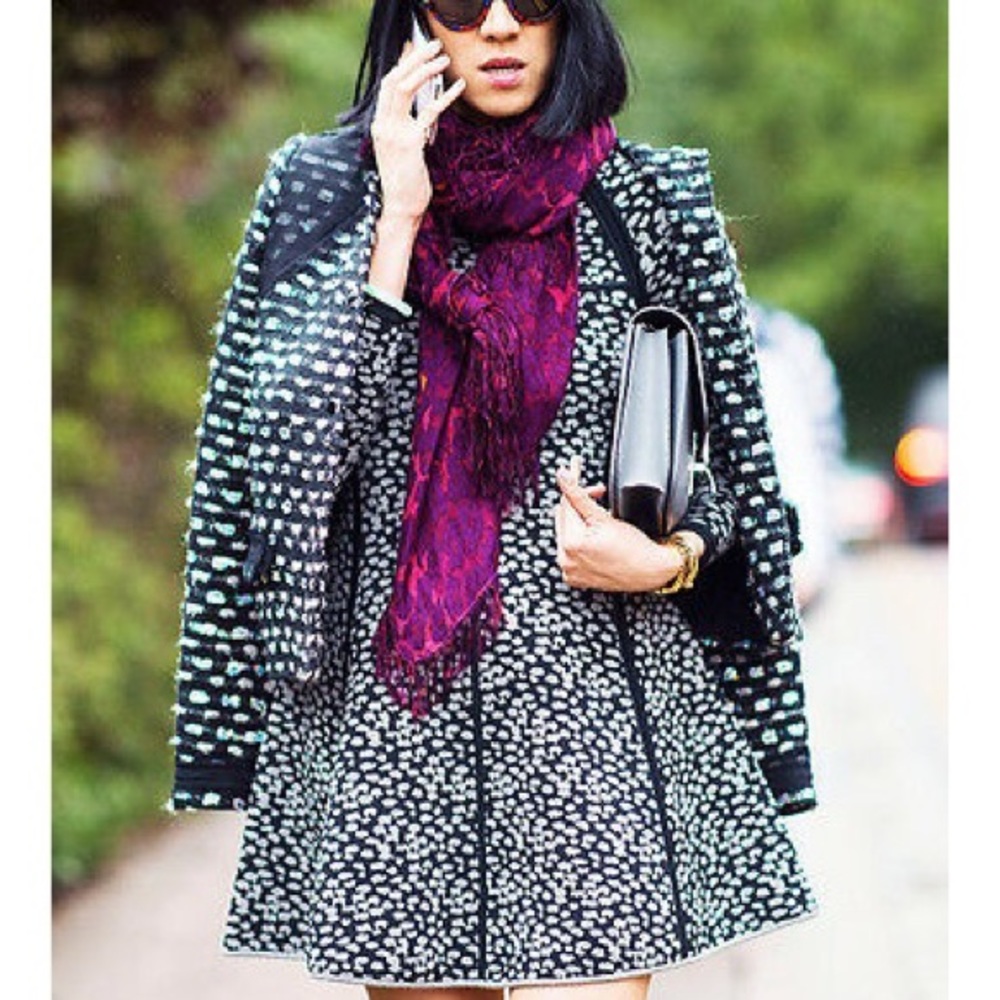 A.L.C. Wells Reversible Leopard Print Dress
